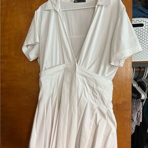 Zara White mini dress